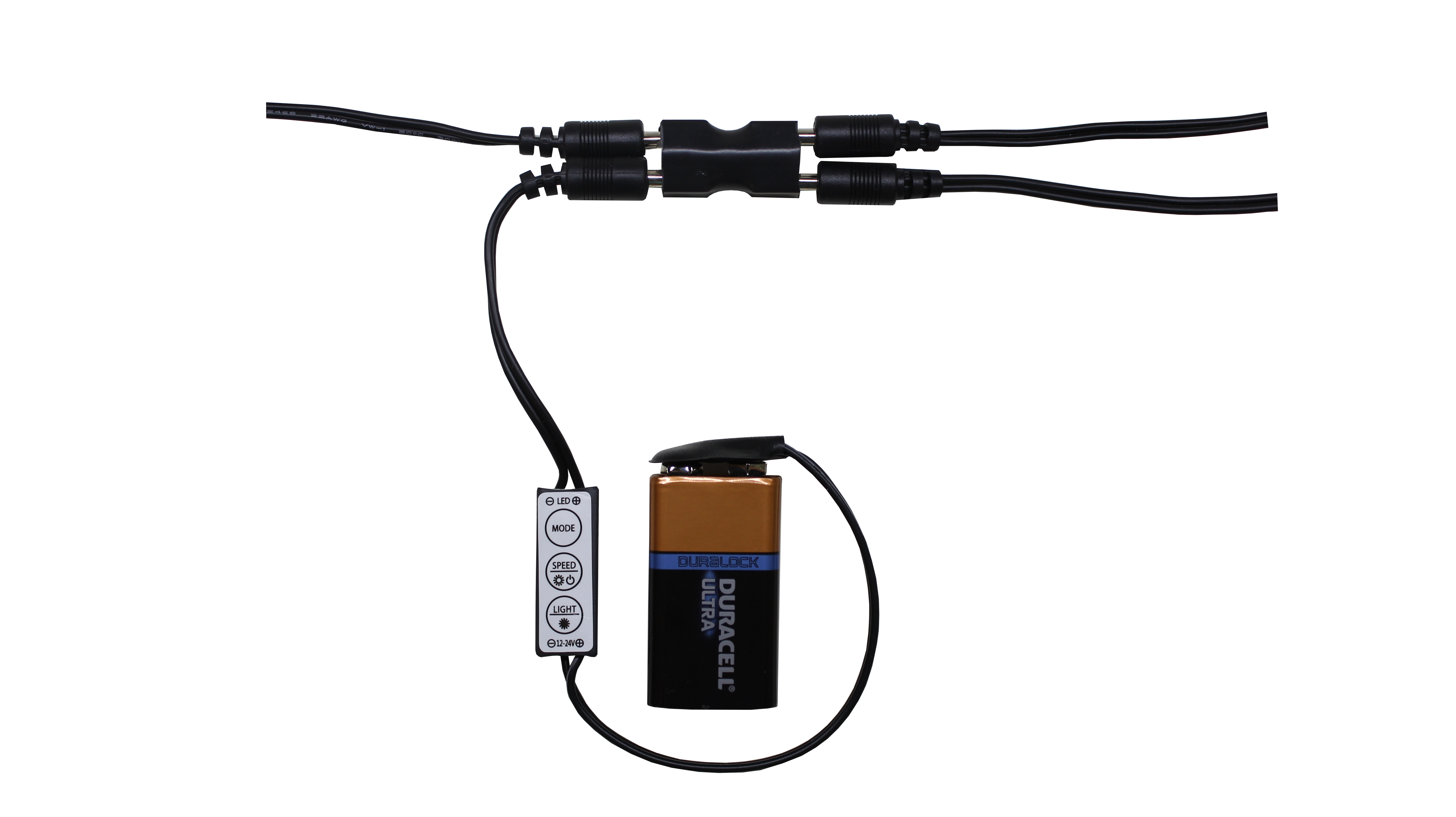 Single Color In-Line Controller with 9V Battery Connector ...