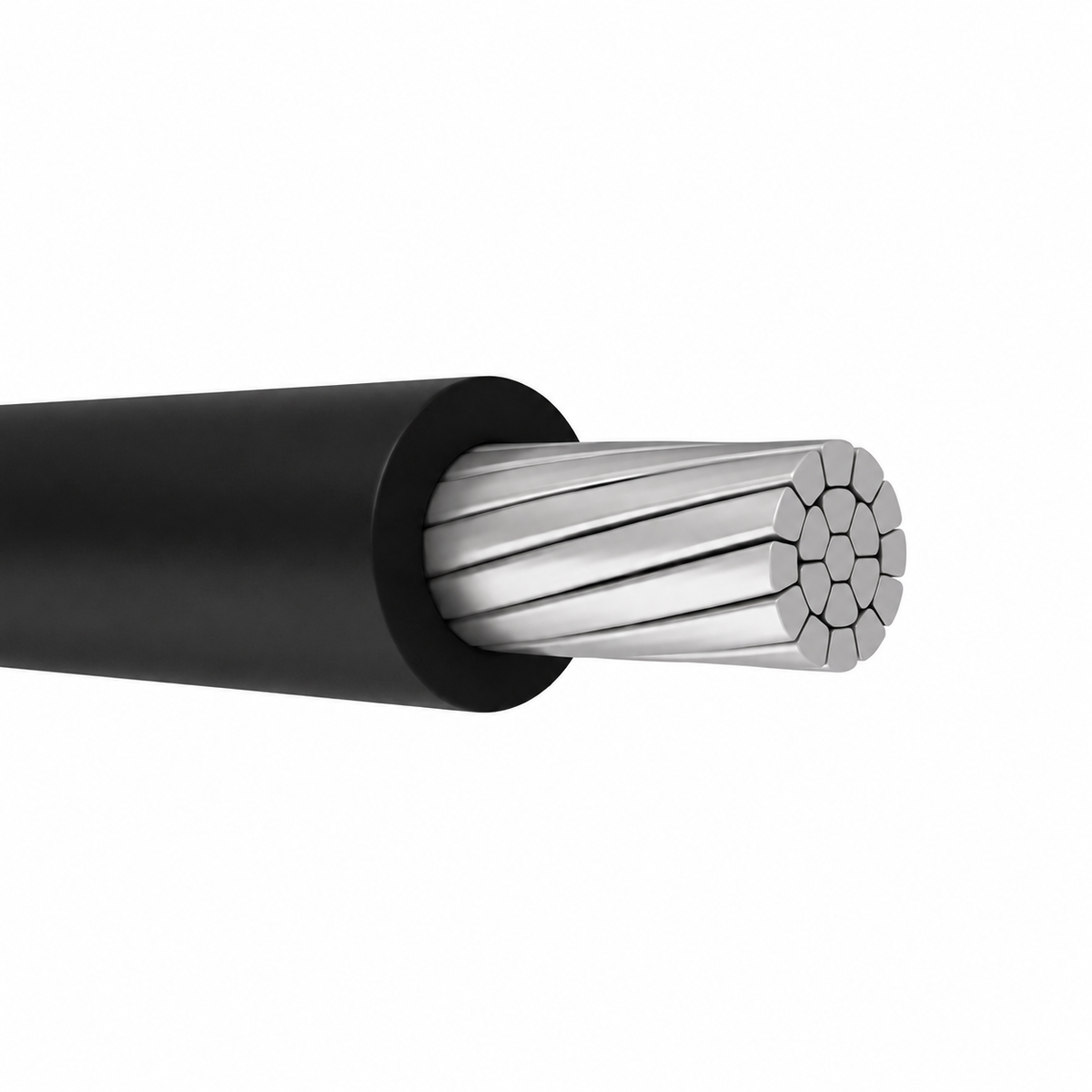 250' 1 AWG THHN/THWN-2 Aluminum Building Wire PVC Insulation Nylon Jacket 600V
