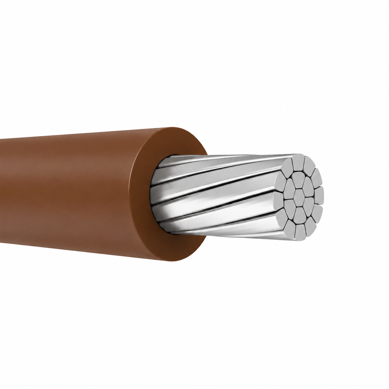 250' 1 AWG THHN/THWN-2 Aluminum Building Wire PVC Insulation Nylon Jacket 600V