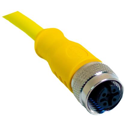 C3C01M002 - 2M M12 Cordset with 18 AWG Wire Connection  (Pack of 10)