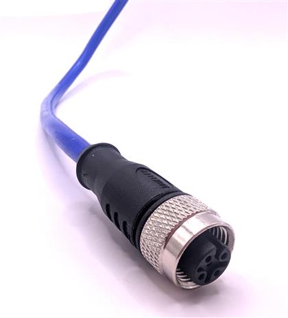 C4C81M002 - Durable 2M Silicone 4-Pin Flex Cordset, USA-Made  (Pack of 8)