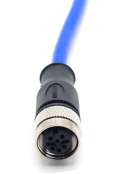 C83C80M002 - 2M Blue-Flex Cordset with Silicone Insulation and 3-Pin Configuration  (Pack of 9)