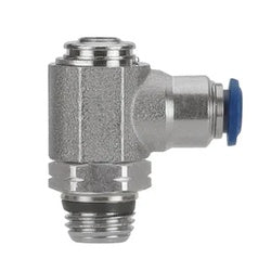 953PPNI-4X1032 - Brass Metered-Out Right Angle Flow Control Valve 1/4-in x #10-32, Up to 250 psi