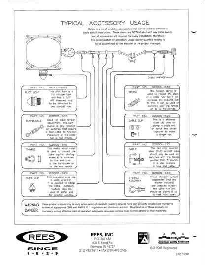 04945-100 Rope Operated Sequence Switches