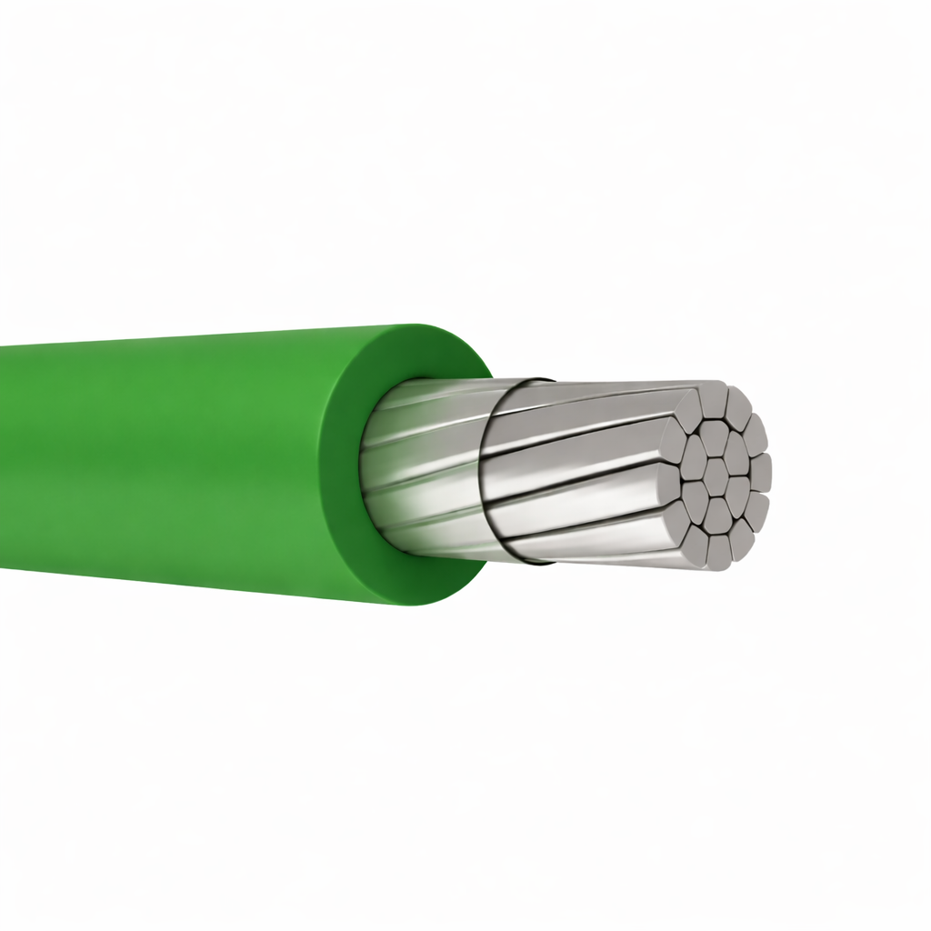 250' 1/0 AWG THHN/THWN-2 Aluminum Cable PVC Insulation Nylon Jacket 600V