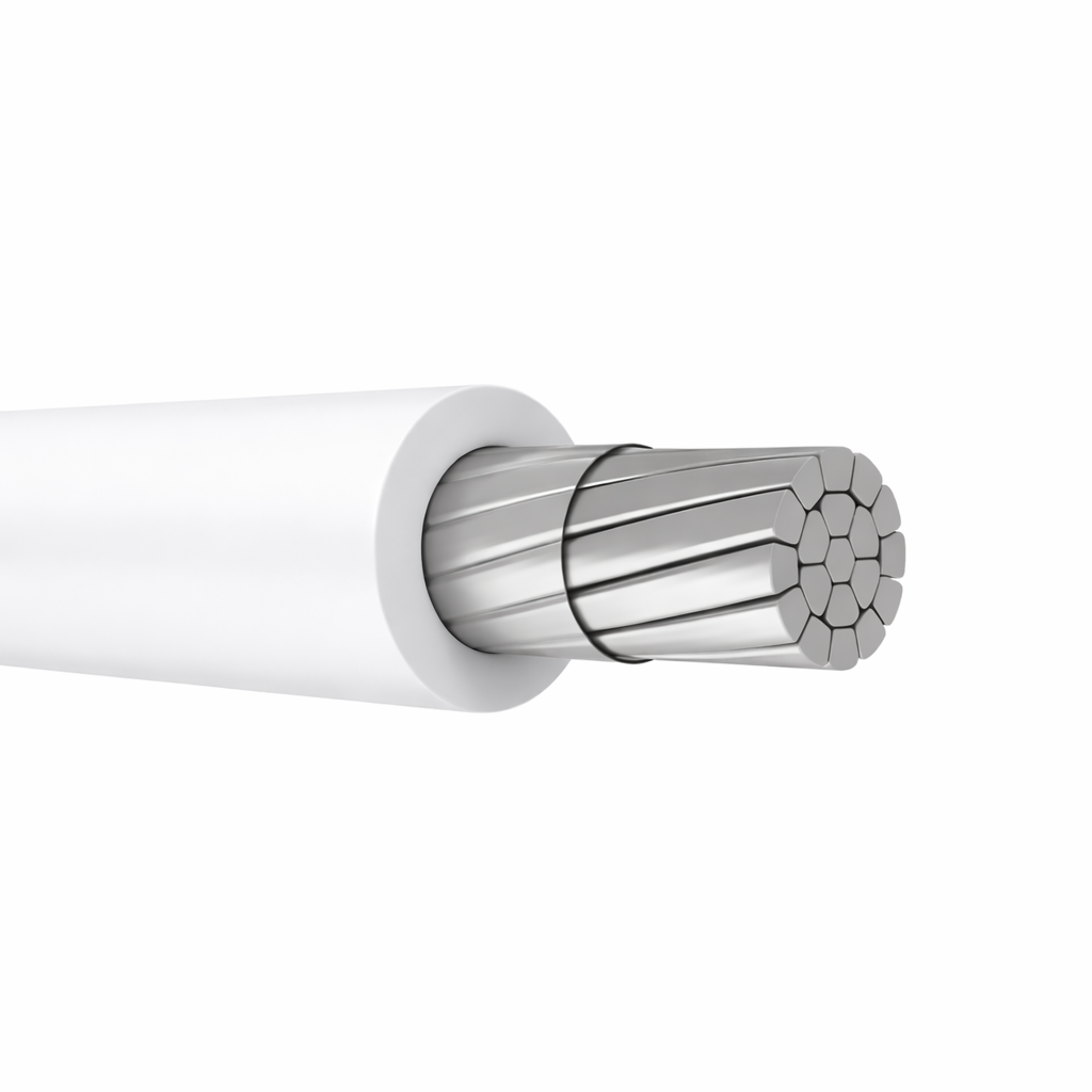 250' 1/0 AWG THHN/THWN-2 Aluminum Cable PVC Insulation Nylon Jacket 600V