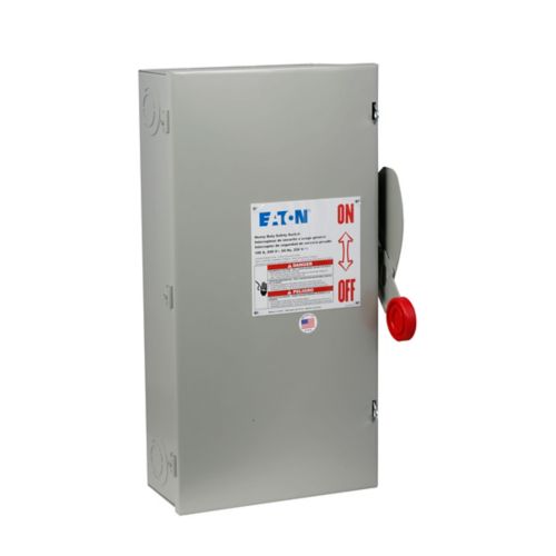 100A 240VAC 2 Pole Painted Steel Heavy Duty Safety Switch DH223NGK