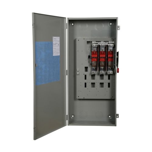 600A 600VAC 200KAIC 3 Pole Painted Steel Heavy Duty Safety Switch DH366UGK