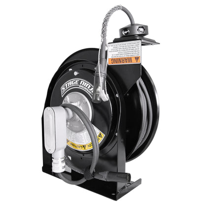 DMX-50-CT Stage Ninja Performance Series 50 Foot Constant Tension Retractable Female DMX Cable Reel