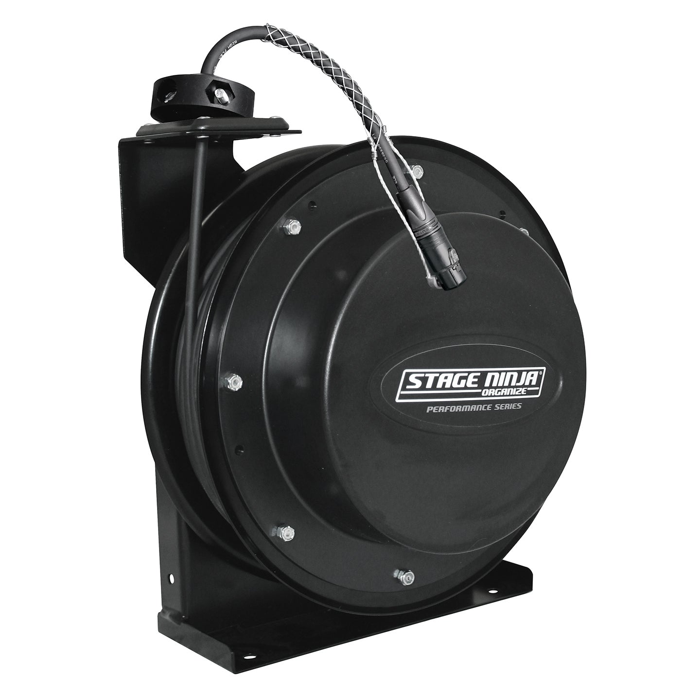 DMX-50-CT Stage Ninja Performance Series 50 Foot Constant Tension Retractable Female DMX Cable Reel