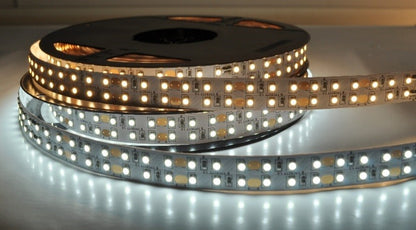 12VDC Double Row Ultra Bright Flexible LED Strip Full 12M Reel (White)
