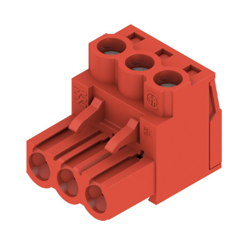 1209720000 - 5.08mm 3-Pole Female PCB Connector with Clamping Yoke  (Pack of 120)
