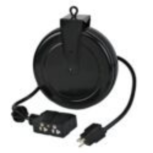 ALERTREELS Indoor Retractable Extension Cord Reel - 20'