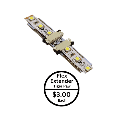 Flex Strip Extender Tiger Paw LED Connector