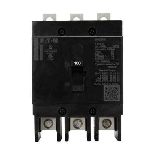 30A Three Pole 480Y-277V Molded Case Circuit Breaker GHB3030
