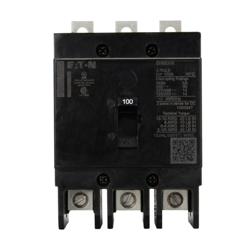 25A Three Pole 480Y-277V Molded Case Circuit Breaker GHB3025