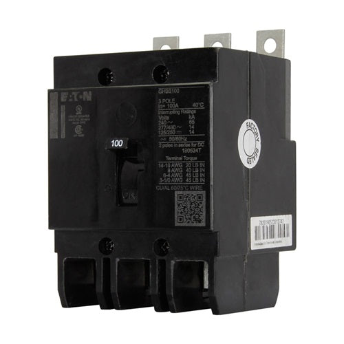 20A Three Pole 480Y-277V Molded Case Circuit Breaker GHB3020