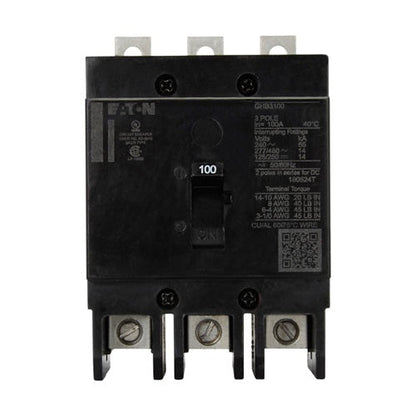 20A Three Pole 480Y-277V Molded Case Circuit Breaker GHB3020