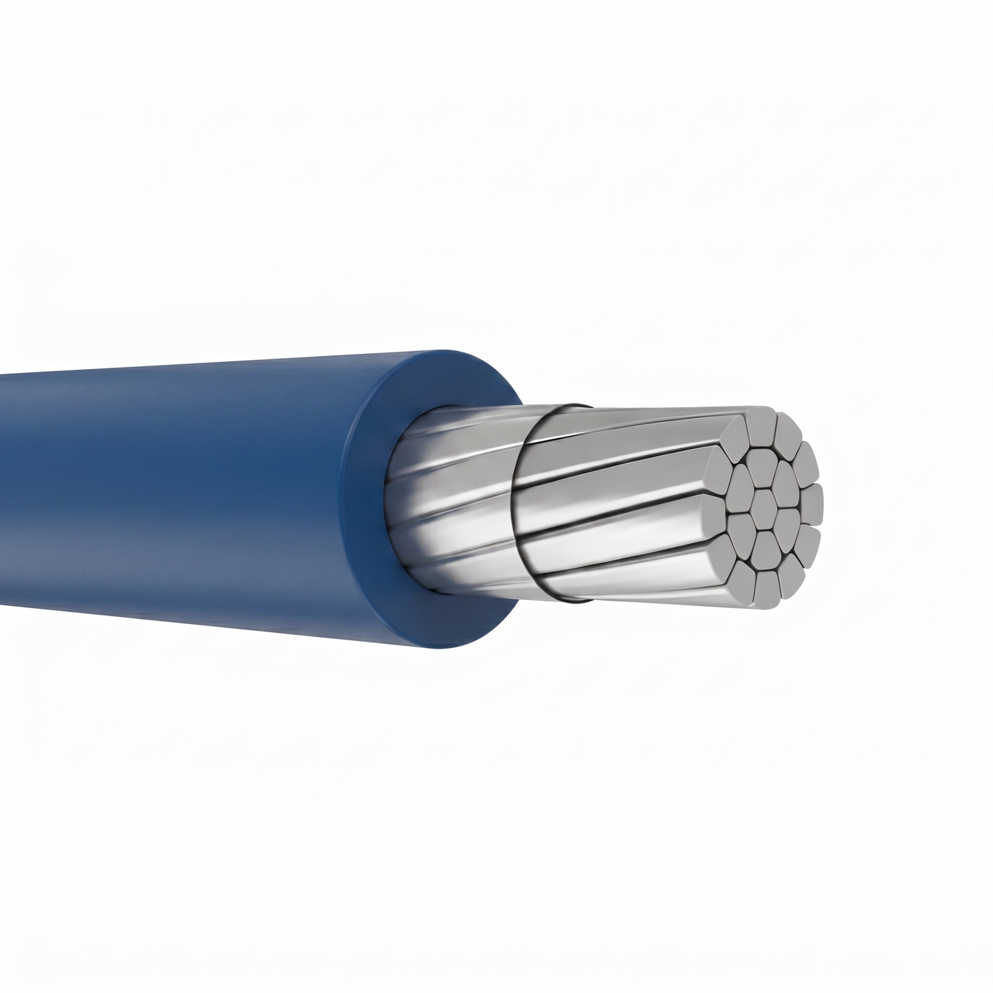 250' 1/0 AWG THHN/THWN-2 Aluminum Cable PVC Insulation Nylon Jacket 600V