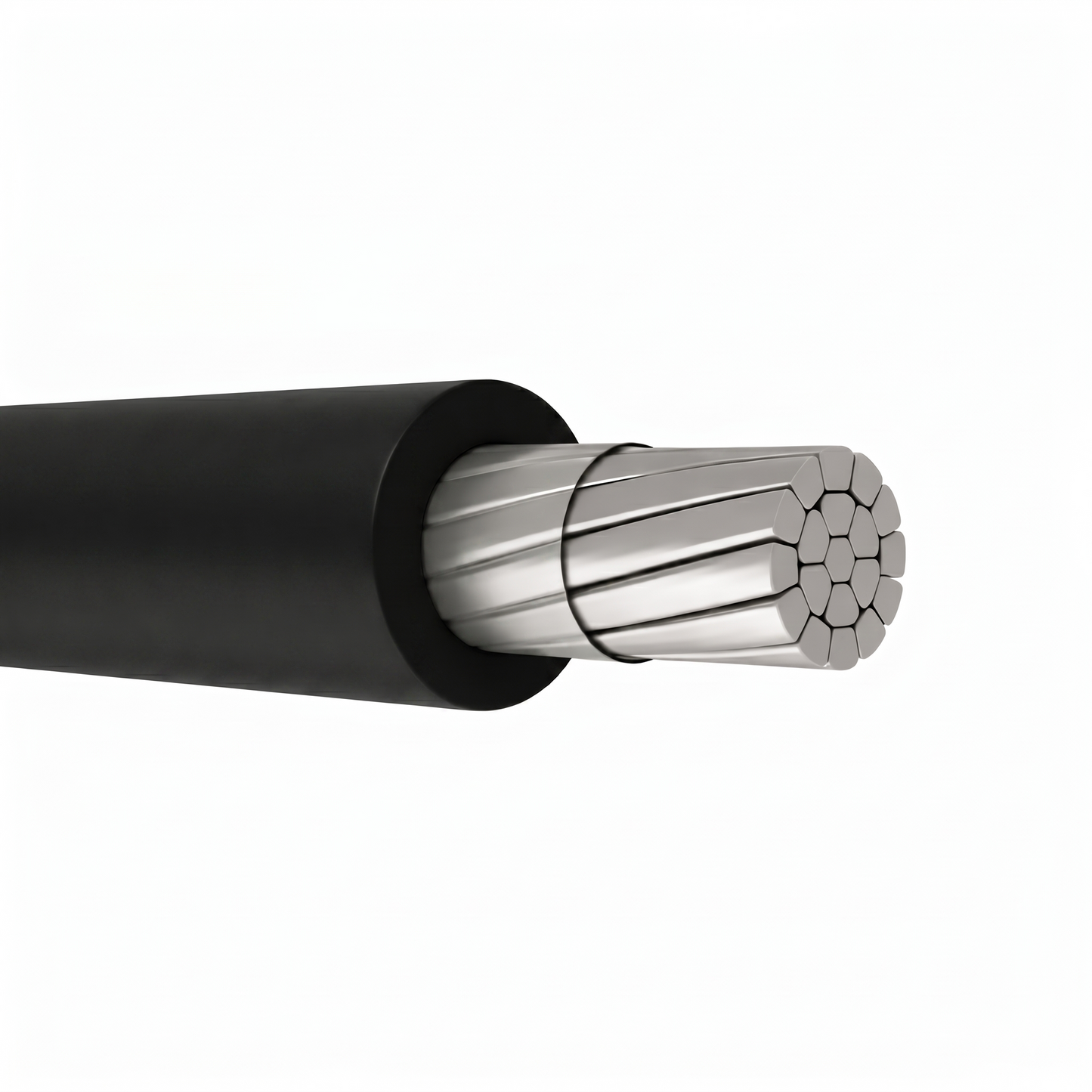 250' 1/0 AWG THHN/THWN-2 Aluminum Cable PVC Insulation Nylon Jacket 600V