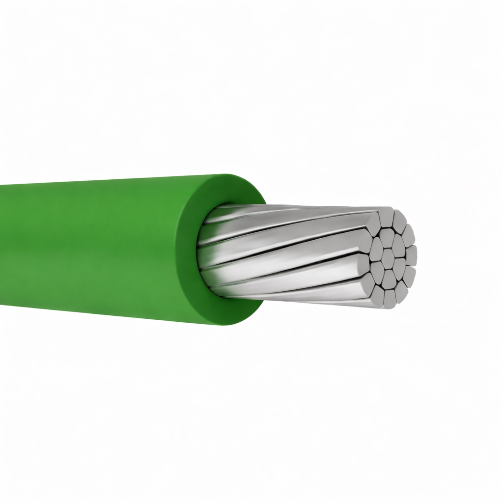 250' 1 AWG THHN/THWN-2 Aluminum Building Wire PVC Insulation Nylon Jacket 600V