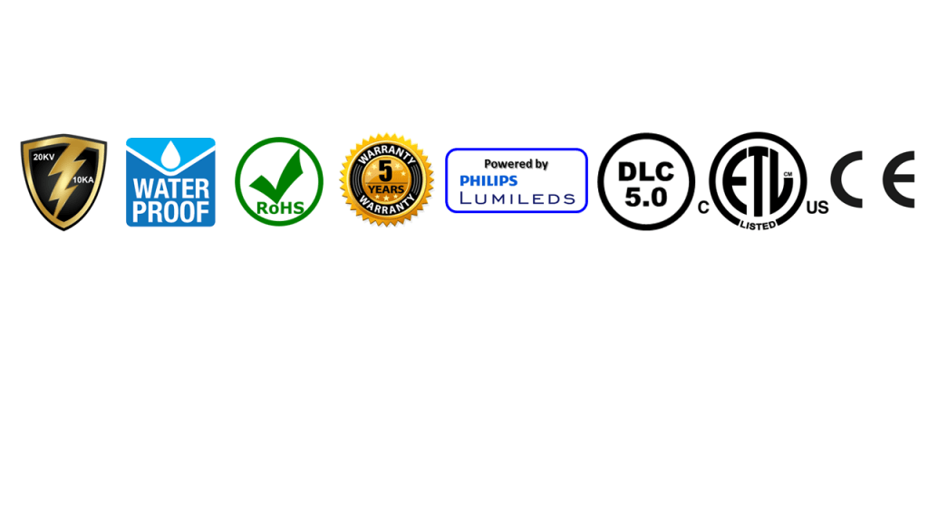 HBF-100W-55K-60d-277V/480V Hi-Bay