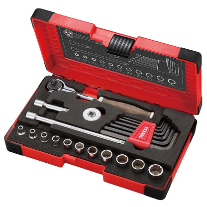 HRW2004MSW Wood-Compo Swivel Socket Wrench Set