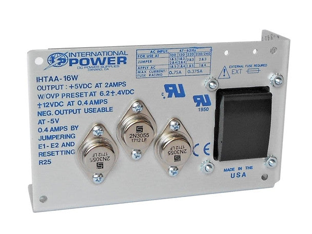 IHTAA-16W Linear Power Supplies TRIPLE OUT PWR SPLY