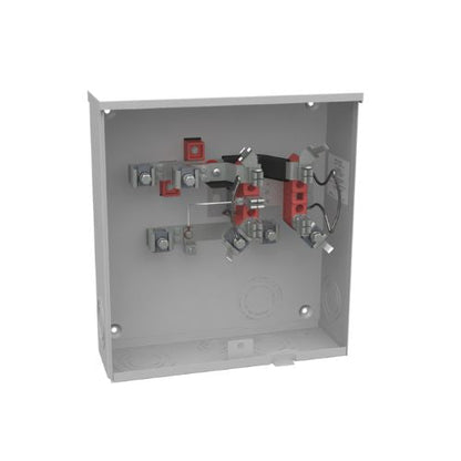 5 Terminal 1-Position 200A Ringless Meter Socket With Horn Bypass U3599-O-KK-BLG