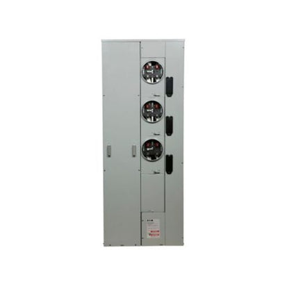 200A 120/240VAC 3-Gang Meter Pack with Horn Bypass 1MP3206RRLB