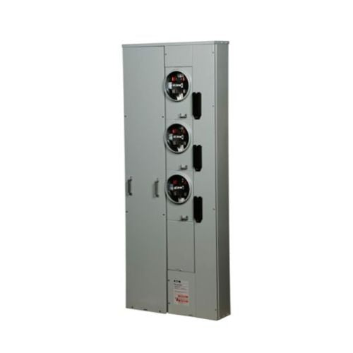 200A 120/240VAC 3-Gang Meter Pack with Horn Bypass 1MP3206RRLB