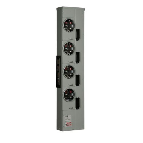 200A 120/208VAC 4-Gang Meter Pack 3MM420R12RL