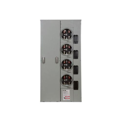 4-Gang 125A 120/240V Single-Phase Meter Socket With 400A Horn bypass 1MP4124RRLBHorn bypass