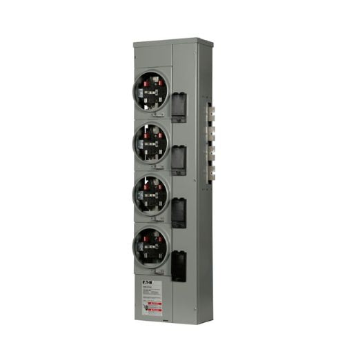 125A 120/208VAC 4-Gang Meter Pack 3MM412R12RL
