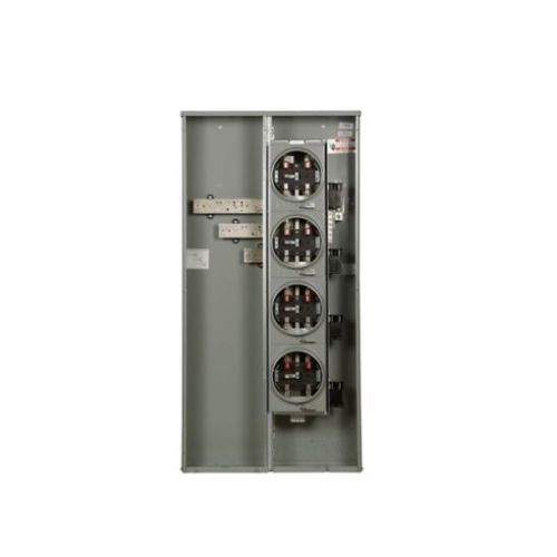 4-Gang 125A 120/240V Single-Phase Meter Socket With 400A Horn bypass 1MP4124RRLBHorn bypass