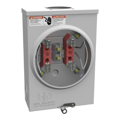 1-Position 125A Ringless Meter Socket With Horn Bypass U7487-RL-TG-KK