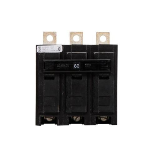 240V 3-Pole 80A Bolt-On BAB Circuit Breaker BAB3080H