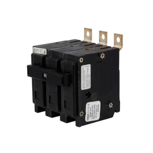 240V 3-Pole 80A Bolt-On BAB Circuit Breaker BAB3080H
