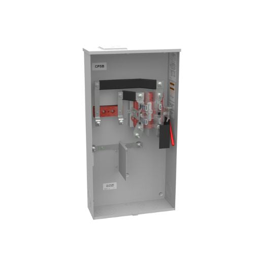 4 Terminal 1-Position 320A Ringless Meter Socket With Lever Bypass U2448-X-RGE