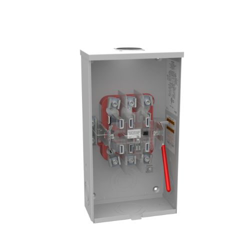 7 Terminal 1-Position 200A Ringless Meter Socket With Lever Bypass U2049-RL