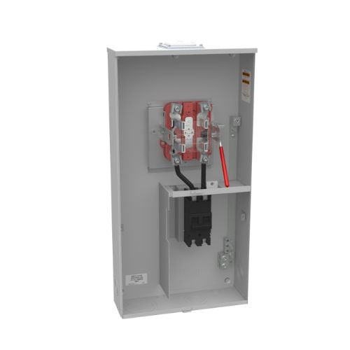 4 Terminal 1-Position 200A Ringless Meter Socket U5140-RXL-200-BL