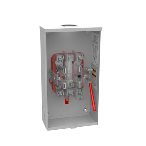 5 Terminal 1-Position 200A Ringless Meter Socket With Lever Bypass U2048-RL
