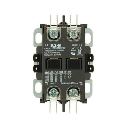 30A 24Vac Two-Pole Definite Purpose Contactor C25BNB230T
