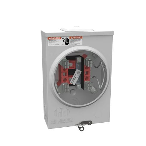 4 Terminal 1-Position 100A Ringless Meter Socket U5934-XL-BLG