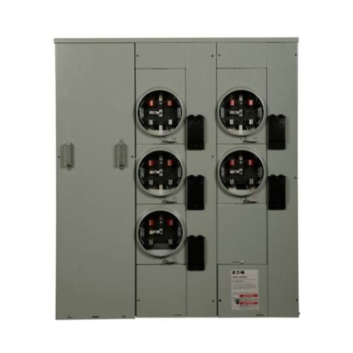 NEMA 3R 125A 120/240VAC 5-Gang Meter Pack 1MP5126RRL