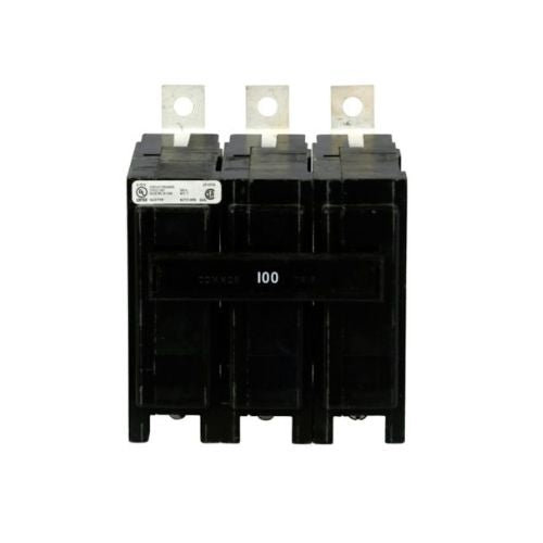 240V 3-Pole 100A Bolt-On QBHW Circuit Breaker QBHW3100H