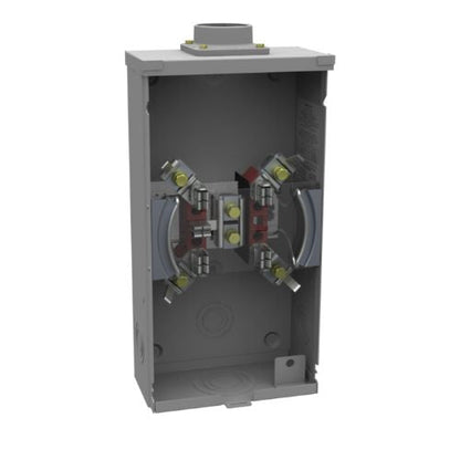 5 Terminal 1-Position 200A Ringless Meter Socket With Horn Bypass U8729-DL-KK-BLG