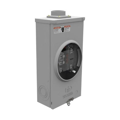 5 Terminal 1-Position 200A Ringless Meter Socket With Horn Bypass U8729-DL-KK-BLG