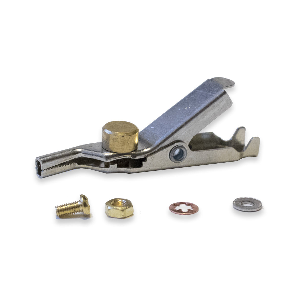 JP-25182-L - Compact Nickel Silver Telecom Clip with Mounting Hardware  (Pack of 24)