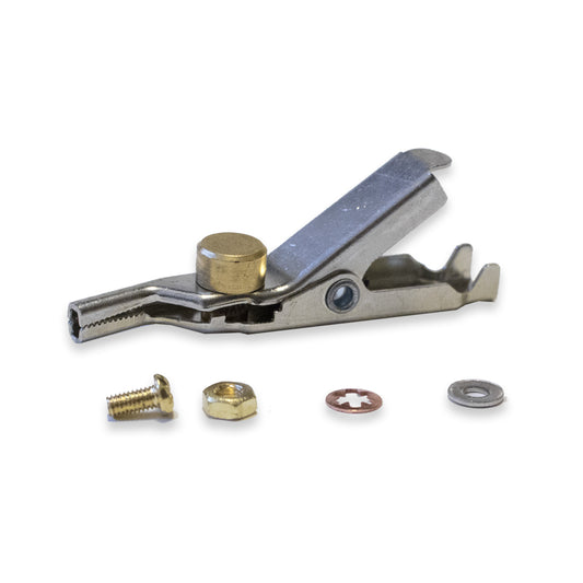 JP-25182-L - Compact Nickel Silver Telecom Clip with Mounting Hardware  (Pack of 24)